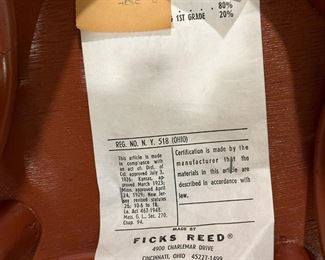 Vintage FICKS AND REED