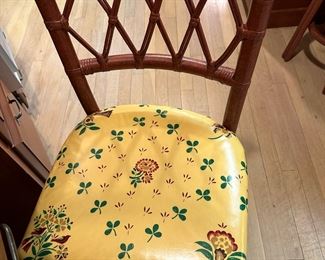 Vintage FICKS AND REED Chair with Custom Cushion