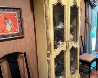 French Provincial Display Cabinet