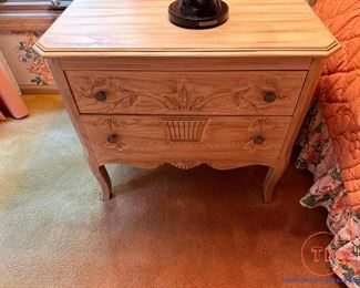 Carved Nightstands by DAVIS CABINET COMPANY