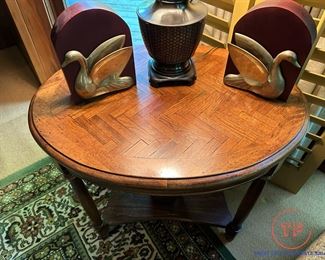 Vintage CAL MODE Round Side Table