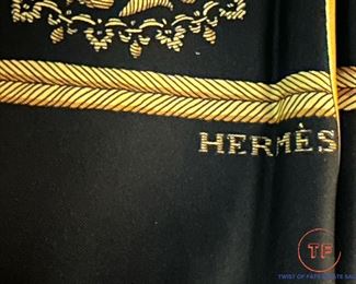 Vintage HERMES and FERRAGAMO Scarves