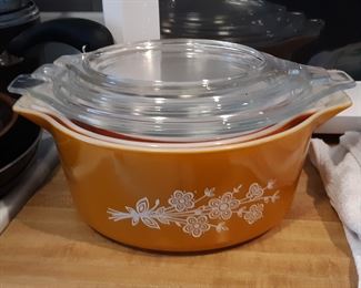 This Pyrex refused to go to the basement, so we said "ok".  Currently being stubborn in the kitchen.