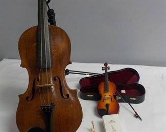 For the Violin Enthusiast Featuring a Miniature Swarovski Crystal Violin