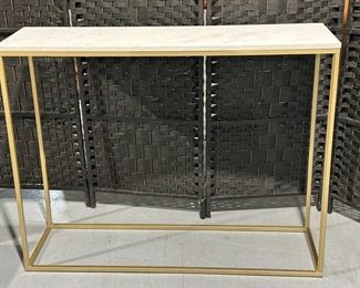 Nice Console Table with Gold Base