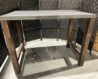 Very Cool Industrial Style Pub Height Table