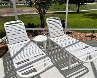50% OFF PRICE PATIO RECLINERS $55 EACH 