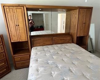 Entire bedroom unit is $125 at the 50% off price. Mattress is $97.50