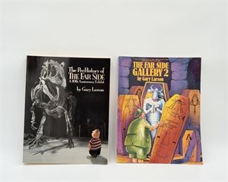 The PreHistory of The Far Side 10th Anniversary Exhibit & The Far Side Gallery 2 by Gary Larson. 2 Gary Larson animatimate books in good condition.