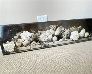 Black & white fruit & floral print, 49"L x 13"H, was $32, NOW $25