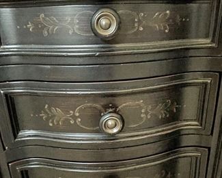 Additional view detail on Hooker jewelry cabinet~