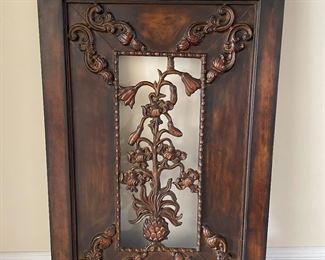 Metal Wall decor, 16"W x 25"H,  $30