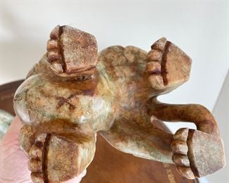 Additional view of bottom of carved dragon