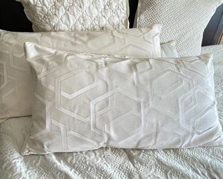 Set of 2,  tone on tone pillow shams, was $32, NOW $25