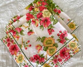 3 floral napkins,  was $4, NOW $2
