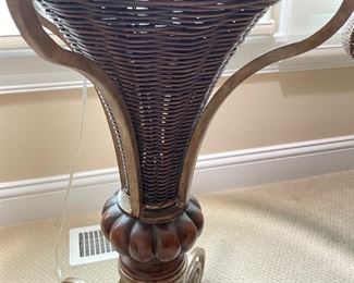 Additional view of base of glass table~