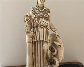 "Athena" statue (Italy), 4"W x 11"H x 4"D,  was $30, NOW $15