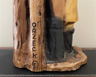 Signed Orzeck statue~