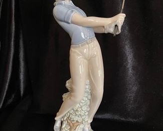 Nao golfer, 10"H,  was $40, NOW $30