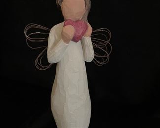 Willow Tree angel holding heart, 5"H,  was $6, NOW $4