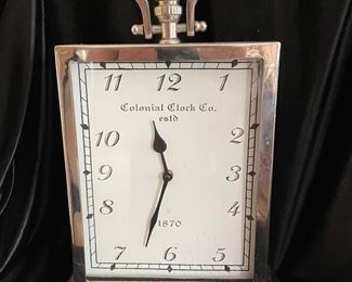 Metal silver clock, 10"W x 14"H, was $20, NOW $15