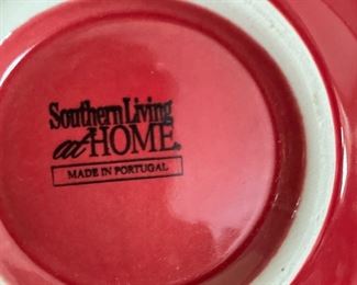 Stamp on bottom of red vase~