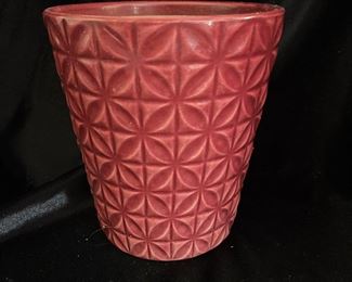 Red planter, 6"H,  was $7, NOW $5 