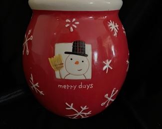 Merry Days vase, 6"H,  was $5, NOW $4