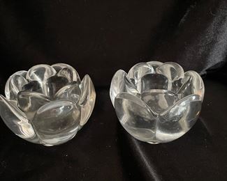 Pair of tulip votive holders,  was $4, NOW $2