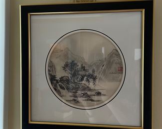 Asian print #1, 11" x 11", was $15, NOW $12