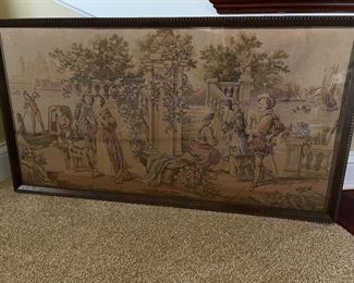 Framed tapestry, 39"W x 21"H,  was $65, NOW $44