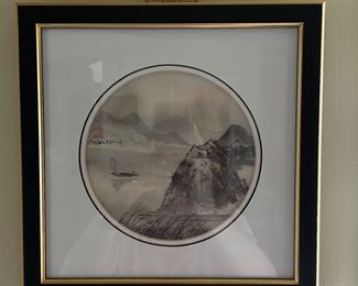 Asian print #2, 11" x 11",  was $15, NOW $12