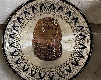 Egyptian gold plaque, Approx 11" diameter,  was $12, NOW $9