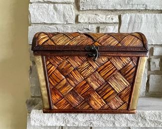 Wicker box, was $12, NOW $7