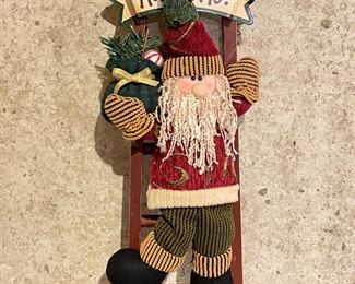 Santa on sled, 6"W x 21"H,  was $14, NOW $10