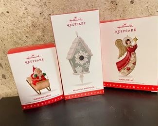 Set of 3 Hallmark Keepsake ornaments,  was $14, NOW $7