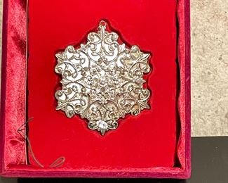 Silver snowflake,  $4