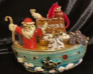 Cloisonne NOAHS ARK Ornament/ Dillard's,  was $10, NOW $6