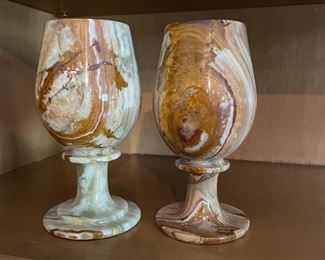 Marble goblets, was $12, NOW $9
