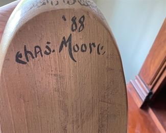 Signature on bottom of duck decoy~