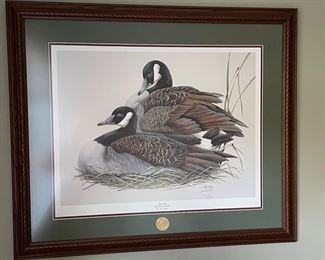 ART LAMAY CANADAS DUCKS UNLIMITED 1994-1995 MEDALLION SERIES LTD ED 3847/5300, SIGNED PRINT, was $125, NOW $75