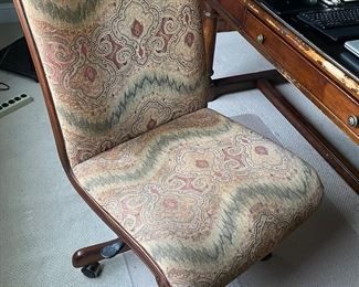 Upholstered office chair, 23"W x 41"H x 34"D,  was $75, NOW $45