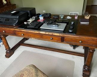 Wooden desk with 3 drawers, 71"W x 29"H x 36"D,  was $375, NOW $275