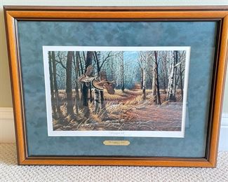 "Old Logger's Trail" by Terry Redlin, 22"W x 18"H,  was $65, NOW $40