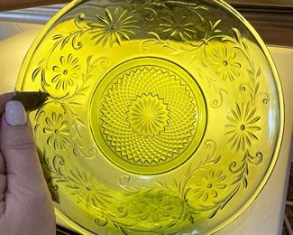 Additional view of green bowl~