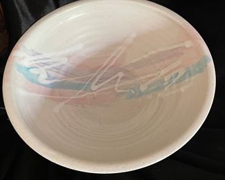 Vintage Decorative pink/blue cream bowl, was $12, NOW $6