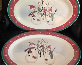 Royal Seasons oval platters (2),  was $6, NOW $4