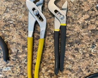 Pair of 2 pliers, yellow & black,  was $10, NOW $6