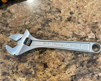Adjustable wrench,  was $5, NOW $3