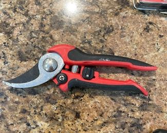 Red pruning shears,  was $8, NOW $5